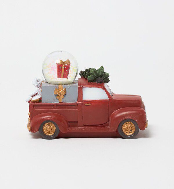 BEAUTY&YOUTH UNITED ARROWS「＜COLOR AND SEASONS＞サンタ トラックライト スノードーム」|フィギュア・ホビー|