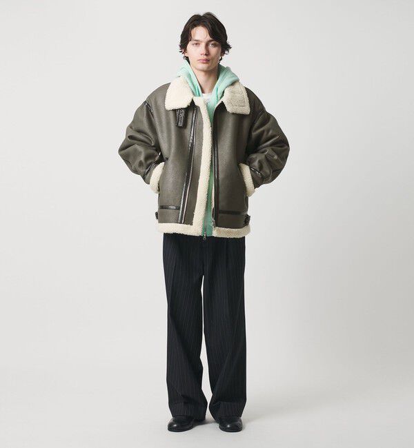 MONKEY TIME「ムートンライク B-3 ジャケット」|その他|