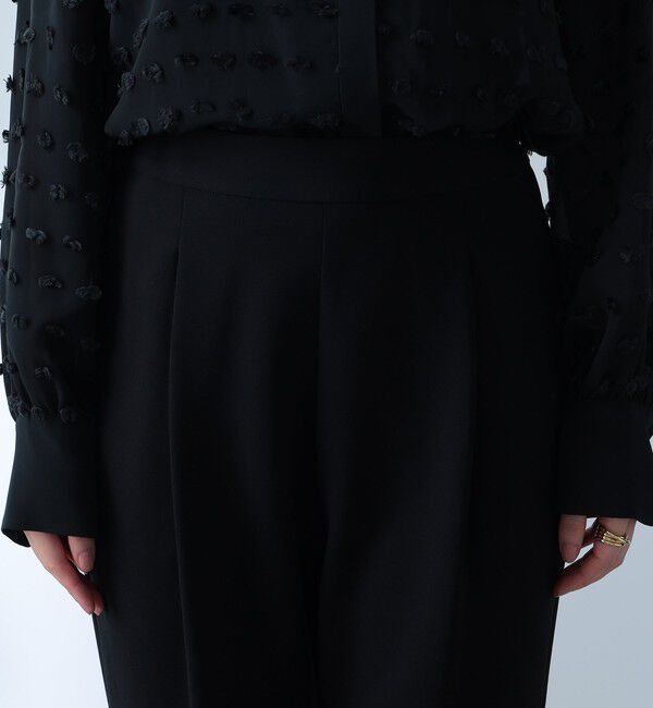 Demi-Luxe BEAMS 「トリアセ 1タック パンツ＊」|スラックス|