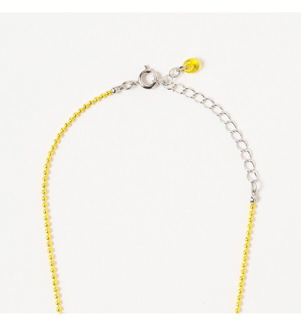 Ray BEAMS 「カラーボール チャーム クマ ネックレス」|ネックレス|