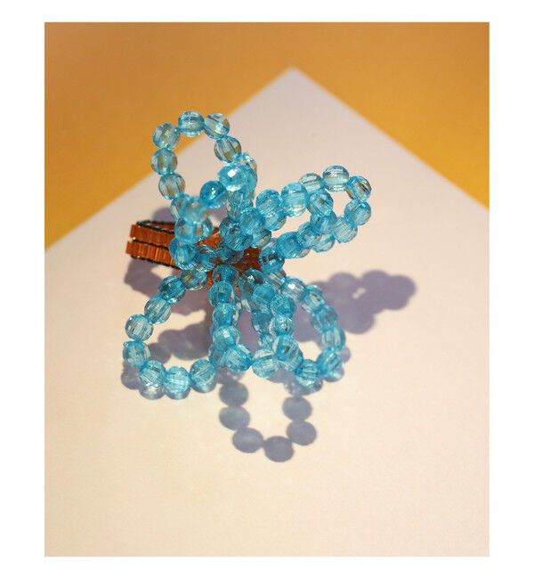 Ray BEAMS 「designsix / PETAL リング」|リング|TURQUOISE_BLUE