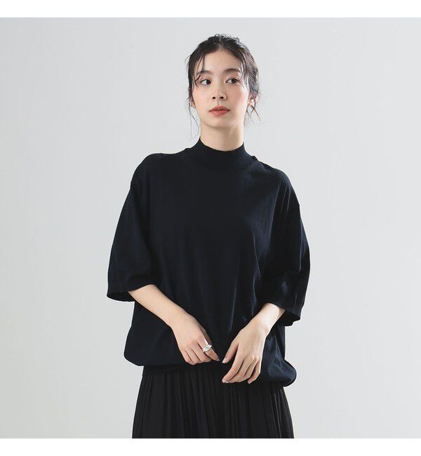 Demi-Luxe BEAMS 「AK+1 / ハイツイスト ニット」|ニット・セーター|NAVY