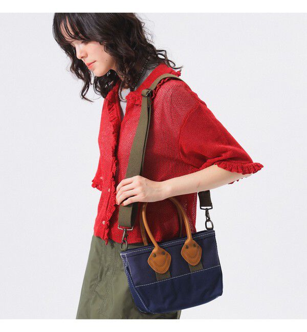 BEAMSBOY「【別注】L.L.Bean / Deep Bottom Leather Handle Zip Tote Mini」|その他|