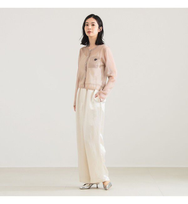 Demi-Luxe BEAMS 「BAUM UND PFERDGARTEN / グリッター ニットカーディガン」|ニット・セーター|