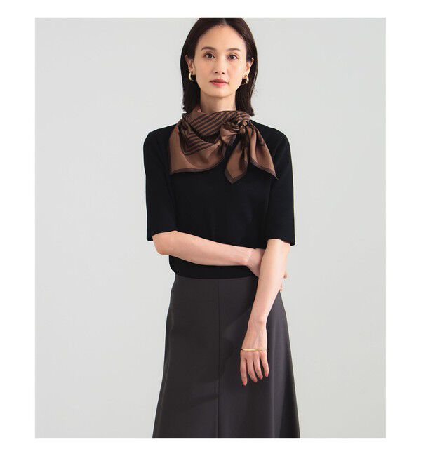 Demi-Luxe BEAMS 「lescarf / ストライプ スカーフ」|ストール|