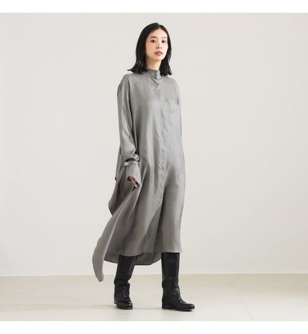 Demi-Luxe BEAMS 「Christian Wijnants / ドレープ シャツ ドレス」|ワンピース|MUD