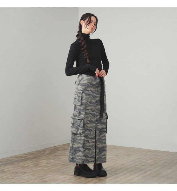 Ray BEAMS 「カーゴ ポケット タイト スカート」|タイト|