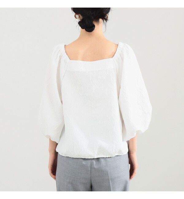 Demi-Luxe BEAMS 「エディター東原妙子 &times; Demi-Luxe BEAMS / 2WAY ジャカード ブラウス」|シャツ・ブラウス|