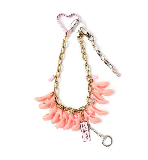 Ray BEAMS 「guriguri / メニーヒール ネックレス」|ネックレス|PINK