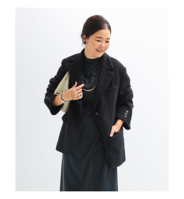 Demi-Luxe BEAMS 「モヘヤループ シャギー ジャケット」|ダッフルコート|