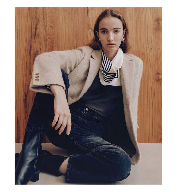 Demi-Luxe BEAMS 「モヘヤループ シャギー ジャケット」|ダッフルコート|