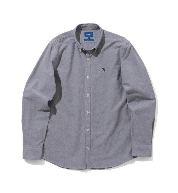 BEAMS「BEAMS / ストレッチ オックスフォード ワンポイント ボタンダウンシャツ」|シャツ・ブラウス|