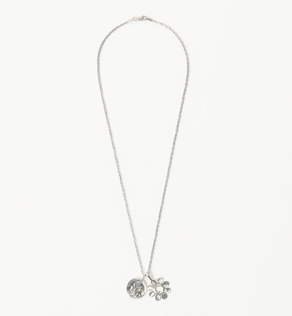 BEAMS「NORTH WORKS / Flower Coin Necklace」|ネックレス|