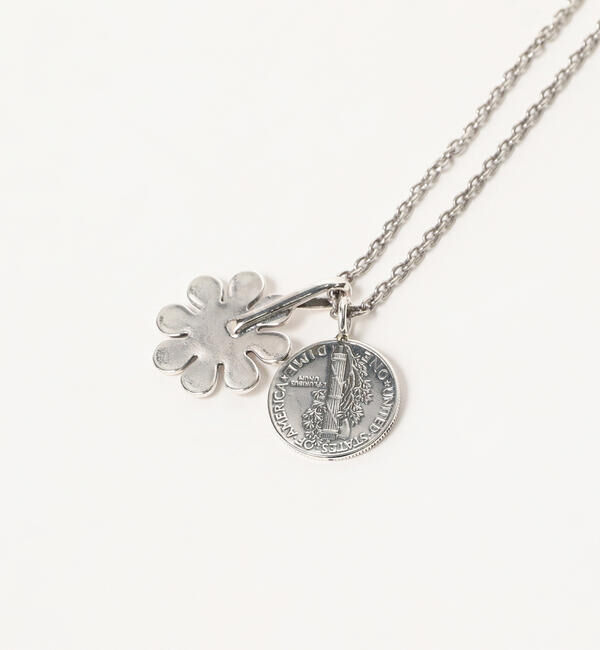 BEAMS「NORTH WORKS / Flower Coin Necklace」|ネックレス|