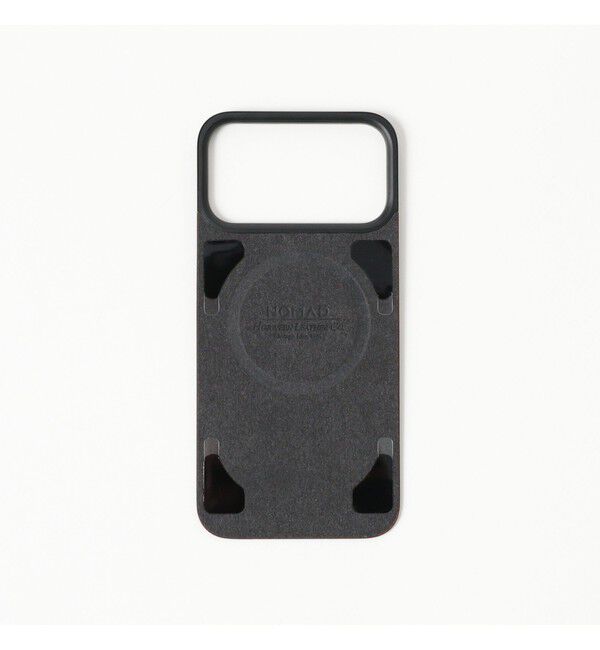 BEAMS「NOMAD / Magnetic Leather Back iPhone17 Pro Max」|モバイルケース|
