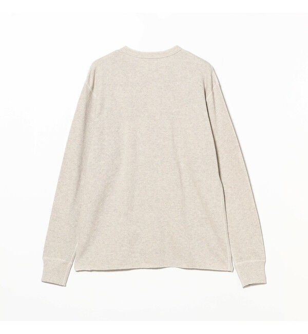 BEAMS PLUS「【別注】Healthknit / Honeycomb Thermal Henry Neck Long Sleeve T-shirt」|Tシャツ・カットソー|