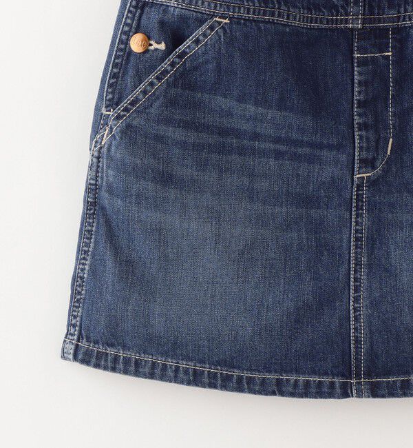 SHIPS KIDS「Lee:デニム オーバーオール スカート(130～150cm)」|スカート|