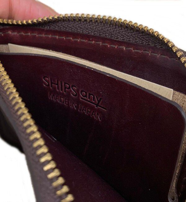 SHIPS any「SHIPS any: HORWEEN ミニ Ｌジップ ウォレット◇」|財布|