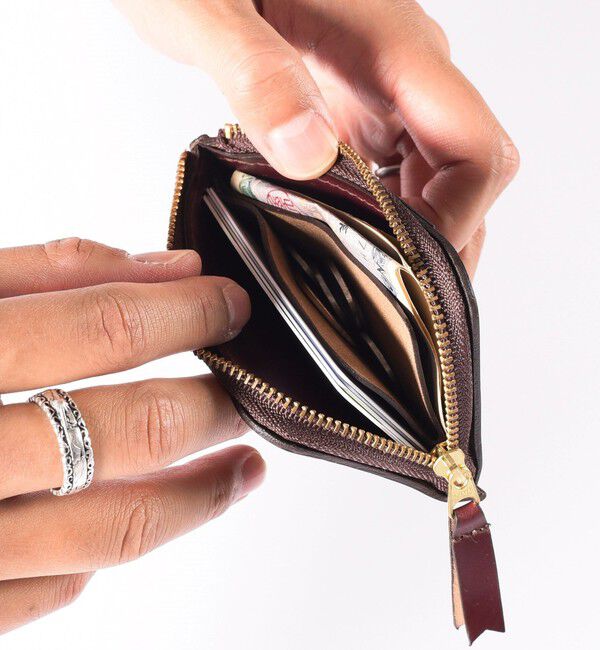 SHIPS any「SHIPS any: HORWEEN ミニ Ｌジップ ウォレット◇」|財布|