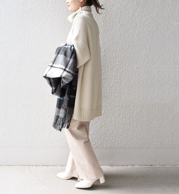 SHIPS for women「〈手洗い可能〉サイド スリット タートル プルオーバー」|ニット・セーター|