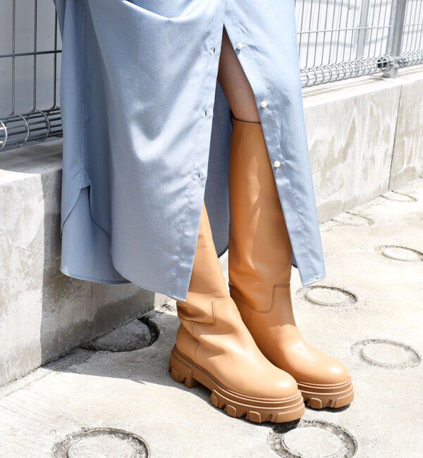 SHIPS for women「BOEMOS:ガーデンロングブーツ◇」|ロングブーツ|