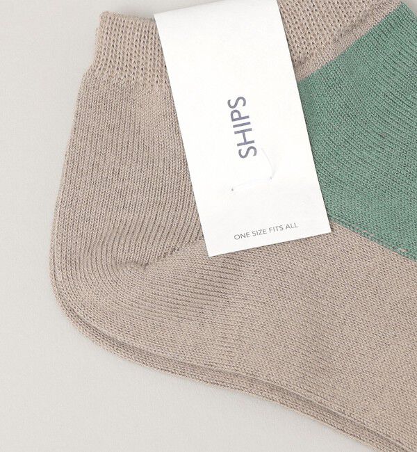 SHIPS「SHIPS: 2トーン アンクルソックス」|ソックス|