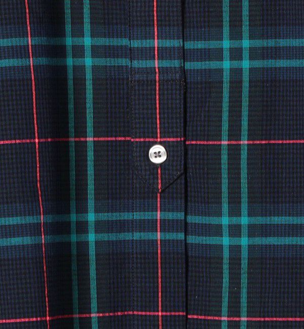 SHIPS any「SHIPS any:〈ウォッシャブル〉ネオンチェック パフシャツ ワンピース」|ワンピース|