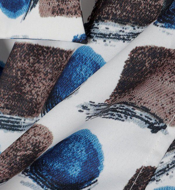 SHIPS「SHIPS: Reflax(R) 80'sプリント ドライタッチ オープンカラー シャツ」|シャツ・ブラウス|