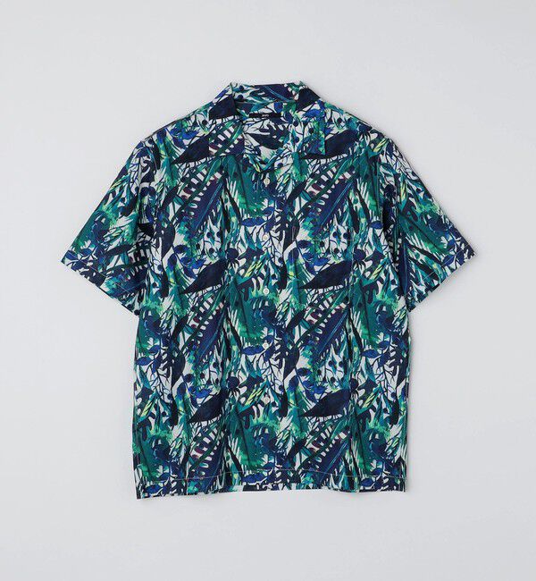 SHIPS「SHIPS: Reflax(R) 80'sプリント ドライタッチ オープンカラー シャツ」|シャツ・ブラウス|