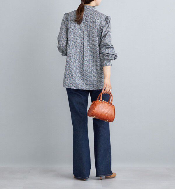 SHIPS for women「〈洗濯機可能〉11.5oz デニムセミフレアパンツ◇」|デニム|