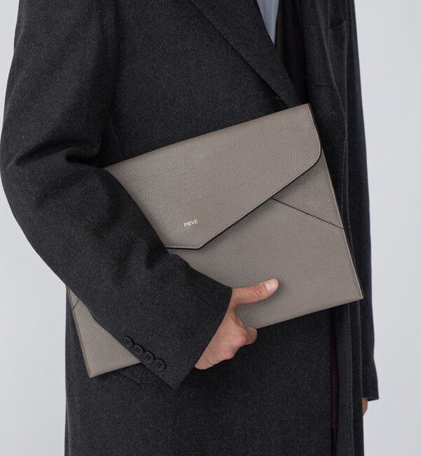 SHIPS「PIEVE:ドキュメント クラッチ バッグ」|クラッチバッグ|