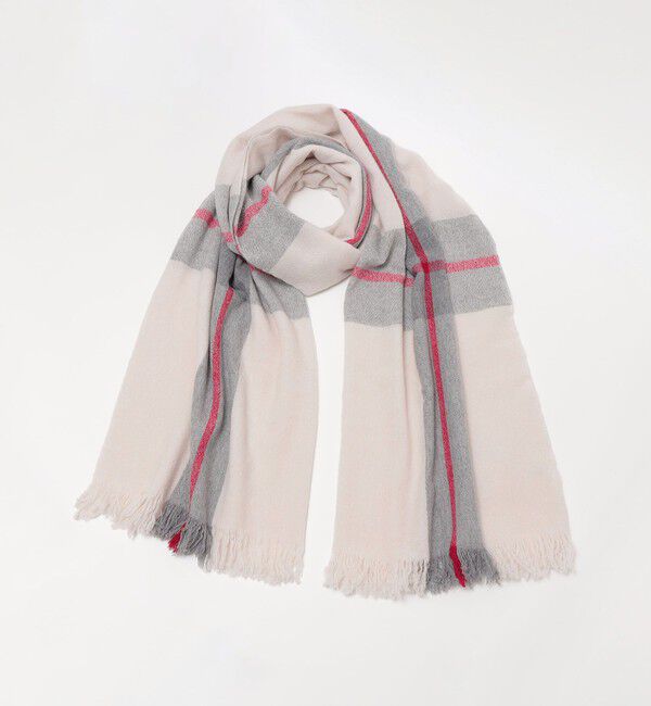 SHIPS「ARIANNA: クオドロ 220/100 ストール」|ストール|ナチュラル