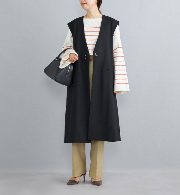 SHIPS for women「ツイルロングジレ◇」|ベスト・ジレ|