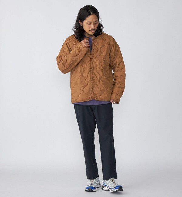 SHIPS「*SHIPS:〈撥水/透湿〉3WAY ミリタリー キルト ライナー マウンテンパーカー」|ブルゾン・スタジャン|