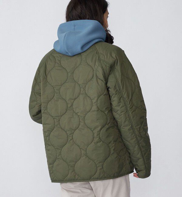 SHIPS「*SHIPS:〈撥水/透湿〉3WAY ミリタリー キルト ライナー マウンテンパーカー」|ブルゾン・スタジャン|