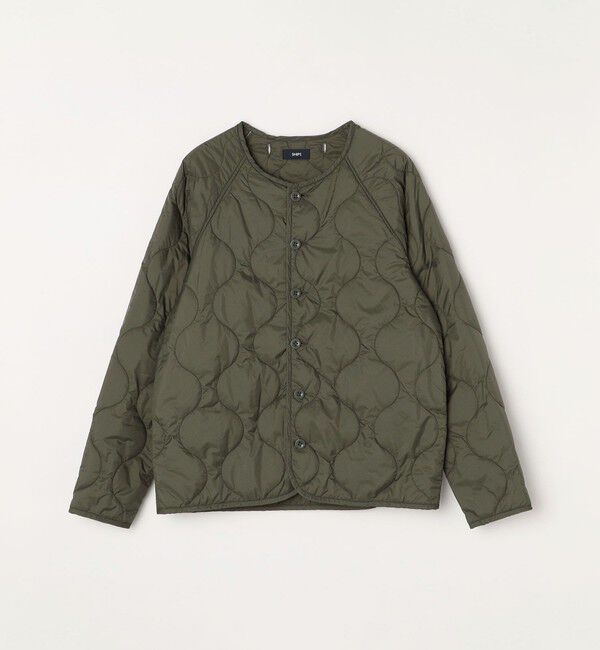 SHIPS「*SHIPS:〈撥水/透湿〉3WAY ミリタリー キルト ライナー マウンテンパーカー」|ブルゾン・スタジャン|