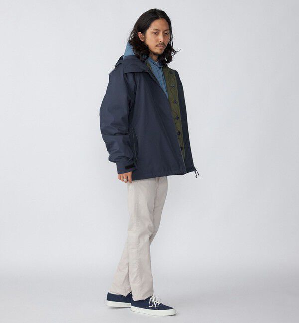 SHIPS「*SHIPS:〈撥水/透湿〉3WAY ミリタリー キルト ライナー マウンテンパーカー」|ブルゾン・スタジャン|