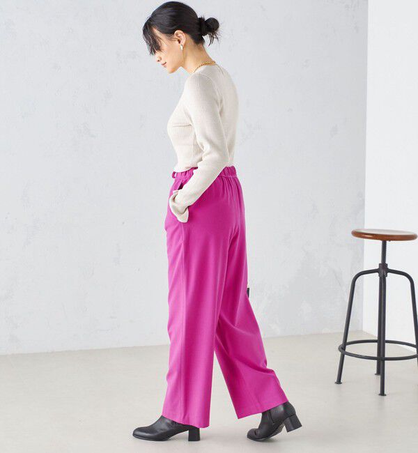 SHIPS for women「〈手洗い可能〉両面起毛ドロストパンツ ◇」|その他|