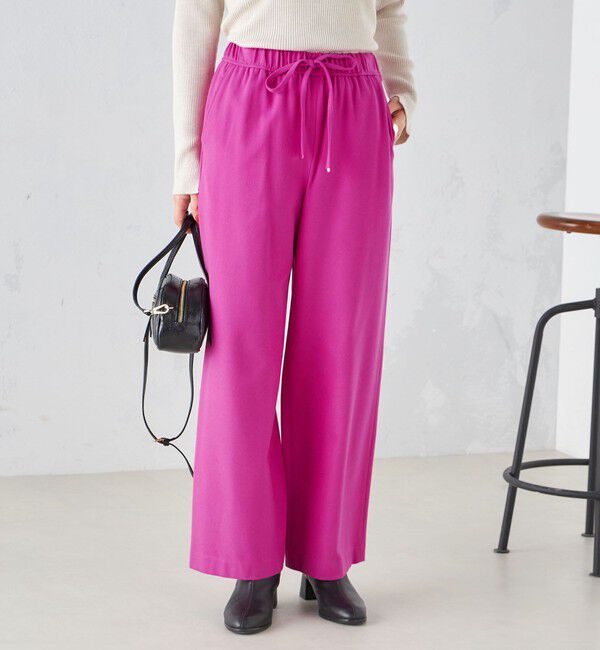 SHIPS for women「〈手洗い可能〉両面起毛ドロストパンツ ◇」|その他|