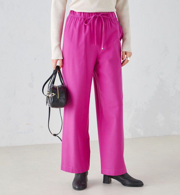 SHIPS for women「〈手洗い可能〉両面起毛ドロストパンツ ◇」|その他|