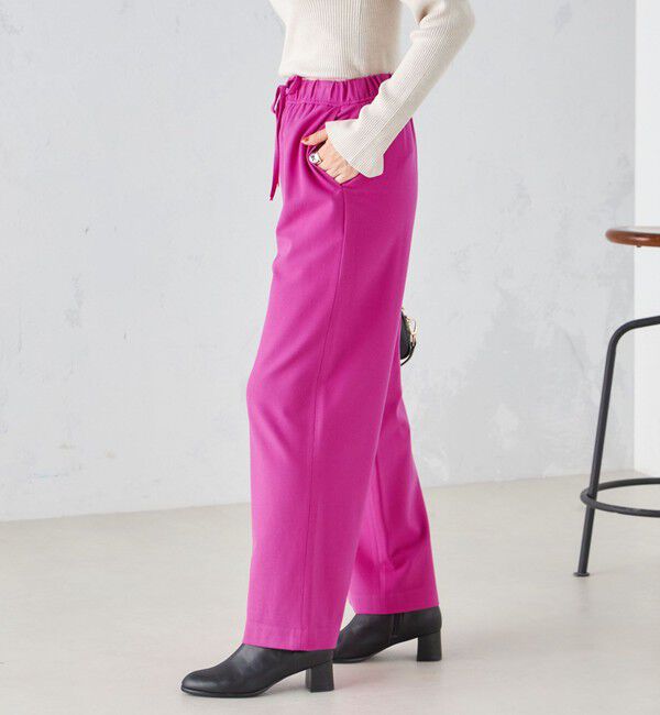 SHIPS for women「〈手洗い可能〉両面起毛ドロストパンツ ◇」|その他|