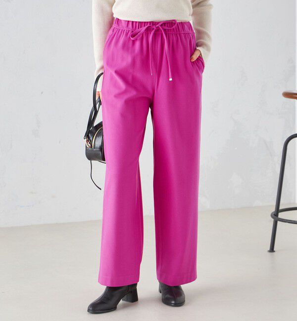 SHIPS for women「〈手洗い可能〉両面起毛ドロストパンツ ◇」|その他|