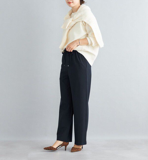 SHIPS for women「〈手洗い可能〉両面起毛ドロストパンツ ◇」|その他|