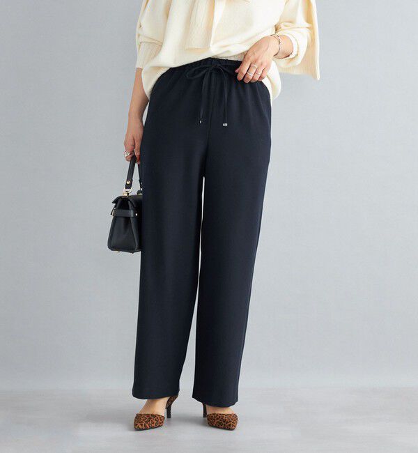 SHIPS for women「〈手洗い可能〉両面起毛ドロストパンツ ◇」|その他|