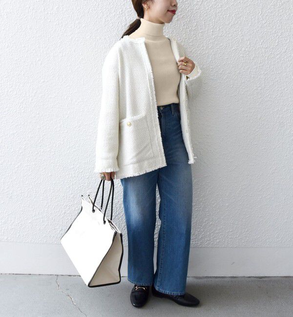 SHIPS any「《一部追加予約》SHIPS any:〈手洗い可能〉デリケート リブ タートルネック ニット プルオーバー」|ニット・セーター|