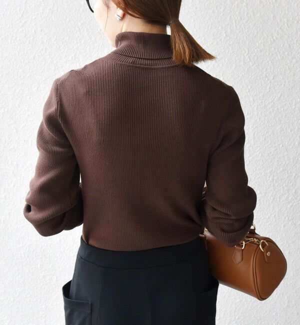 SHIPS any「《一部追加予約》SHIPS any:〈手洗い可能〉デリケート リブ タートルネック ニット プルオーバー」|ニット・セーター|