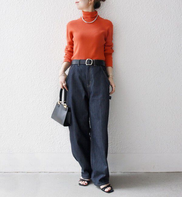 SHIPS any「《一部追加予約》SHIPS any:〈手洗い可能〉デリケート リブ タートルネック ニット プルオーバー」|ニット・セーター|