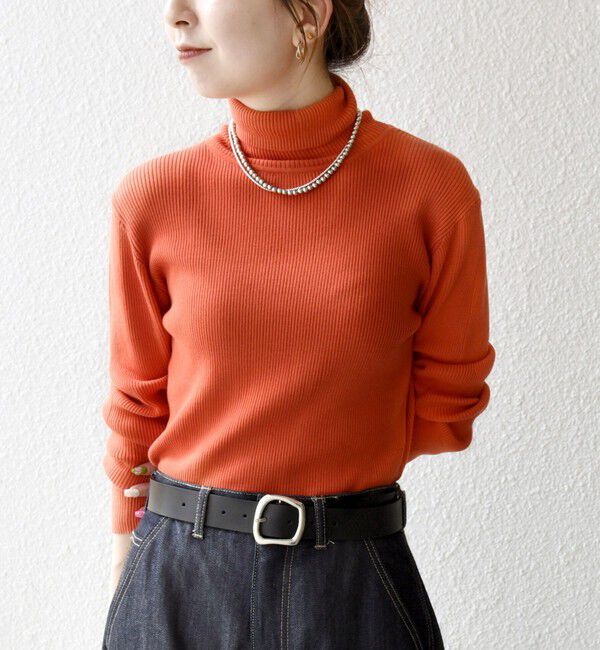 SHIPS any「《一部追加予約》SHIPS any:〈手洗い可能〉デリケート リブ タートルネック ニット プルオーバー」|ニット・セーター|