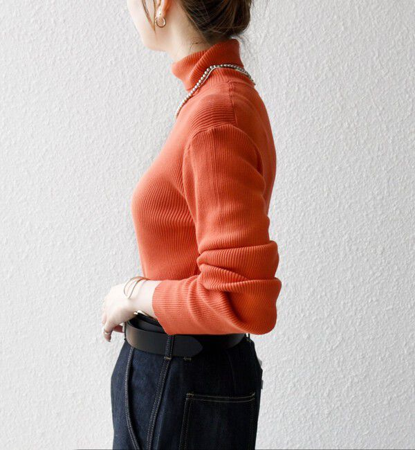 SHIPS any「《一部追加予約》SHIPS any:〈手洗い可能〉デリケート リブ タートルネック ニット プルオーバー」|ニット・セーター|