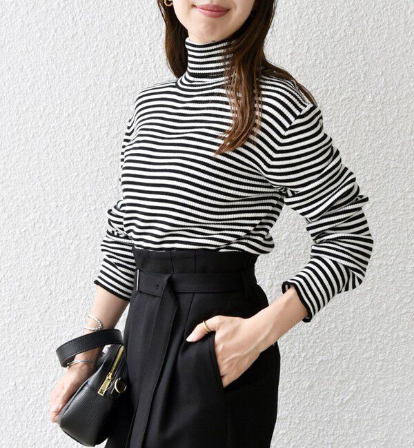 SHIPS any「《一部追加予約》SHIPS any:〈手洗い可能〉デリケート リブ タートルネック ニット プルオーバー」|ニット・セーター|